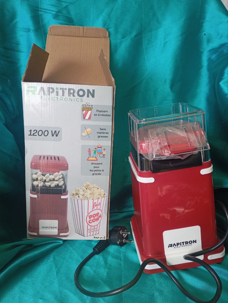 آلة صنع الفشار RAPITRON – 1200W