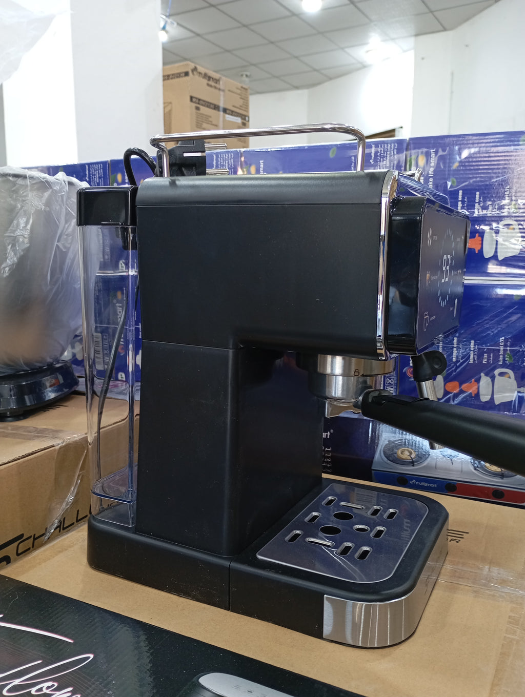 ماكينة تحضير القهوة إسبرسو 20 بار بشاشة لمسية – Schallenge (سعة 1.5 لتر – 1350 واط)